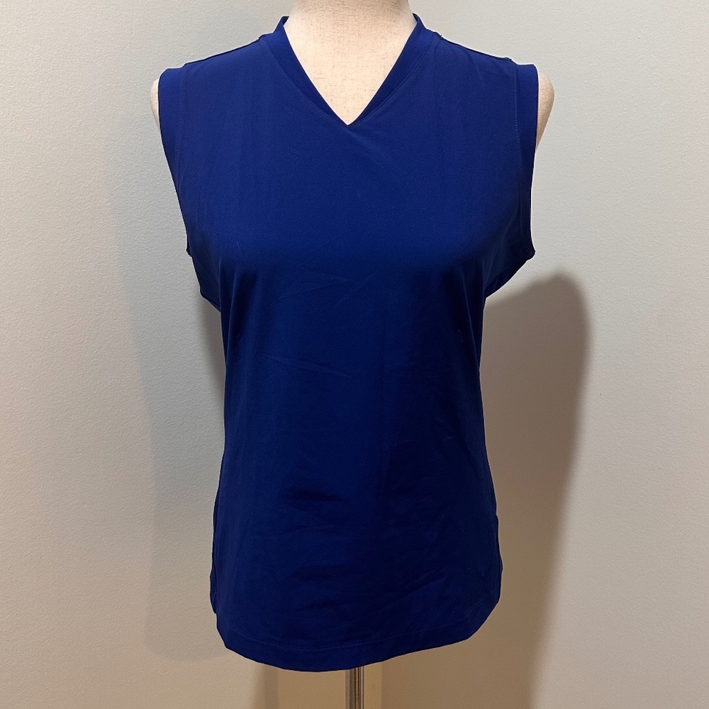 NIKE Golf Dri-Fit Women's Top, Cobalt Blue Size S